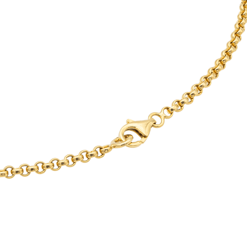 Collier Collier - Chaîne maille jaseron et pendentif en or jaune et diamants 58 Facettes 978809CD