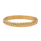 Bracelet Bracelet jonc rigide ovale en or jaune 18 carats 58 Facettes 978815CD