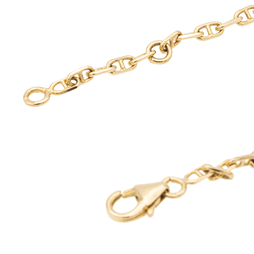 Bracelet Bracelet gourmette bébé en or jaune 18 carats 58 Facettes 997390CN