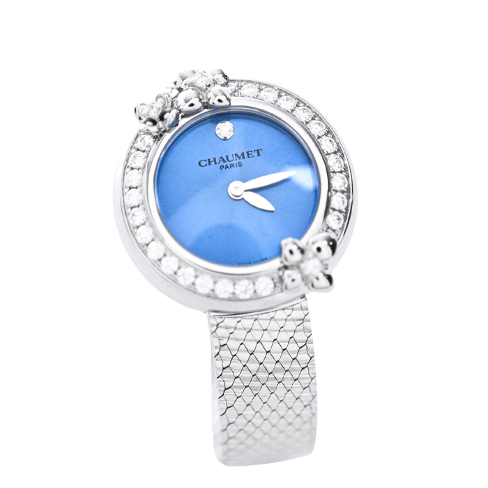 Montre CHAUMET - Montre Hortensia 20mm en acier et diamants 58 Facettes 87156