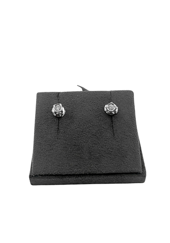 Boucles d'oreilles Boucles d'oreilles DINH VAN Cubisme Trilogie Cube Or Blanc 750/1000 58 Facettes 65429-61870