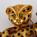 FRED Brooch - Gold and Email Panther Brooch 58 Facettes KZ16
