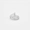 Bague 55 CARTIER - bague JUSTE UN CLOU or gris diamants 58 Facettes DV0491-1