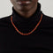 Collier Collier or jaune billes de corail 58 Facettes DV0362-3