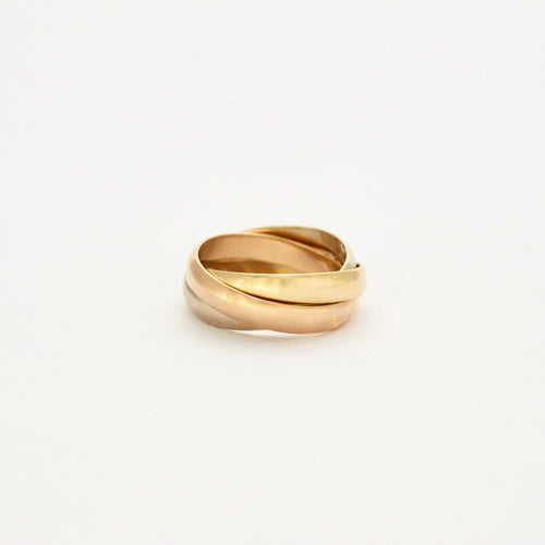 Bague 51 CARTIER - MUST - TRINITY - Bague trois anneaux 58 Facettes DV0504-2