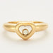 Bague 50 CHOPARD - Happy Diamond - Heart - Bague or jaune 58 Facettes DV0504-3