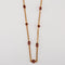 Collier Collier or jaune et grenats 58 Facettes DV0254-10
