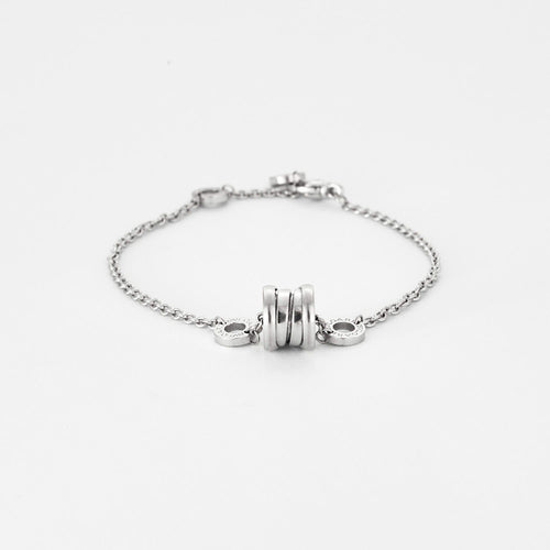Bracelet BULGARI - B ZERO - Bracelet maille forcée en or gris 58 Facettes DV0527-1