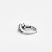 Bague 54 KORLOFF - Bague Saphirs et diamants sertis sur or blanc 58 Facettes DV0511-1