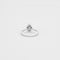 Bague MAISON ISOR  Bague or gris et Diamant Poire 58 Facettes DV0535-1