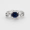 Bague 48 Bague Saphir et diamants 58 Facettes DV1623-2