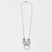 Collier Collier moderniste en or gris et diamants 58 Facettes DV0463-12