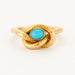 Bague Bague or jaune turquoise 58 Facettes DV0555-1