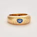 Bague 59 CHOPARD - Bague jonc LOVE or jaune, saphir et diamants 58 Facettes DV0512-1