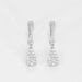 Boucles d'oreilles Boucles d'oreilles en or gris et  diamants 58 Facettes DV1537-2