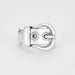 Bague 50.5 HERMES - Bague Ceinture en argent. 58 Facettes DV1197-2