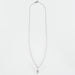 Collier Collier en or gris et pendentif en or gris, diamants 58 Facettes DV0566-3