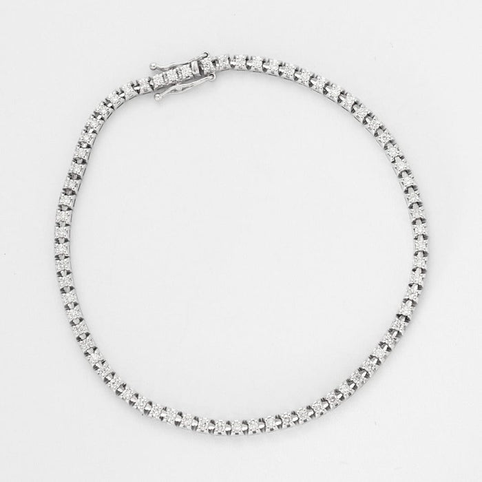 Bracelet Bracelet ligne diamants 58 Facettes DV0024-2