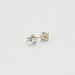 Boucles d'oreilles Paire de puces d'oreilles or 14K et diamant jaune 58 Facettes DV2085-1