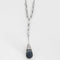 Collier Collier en or gris diamants et saphirs 58 Facettes DV0560-2