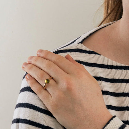 Bague 54 Pomellato Bague Ring M'Ama Non M'Ama, rose gold, Peridot 58 Facettes DV2221-1