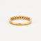 Bague 56 Alliance demi-tour or jaune et diamants 58 Facettes DV0599-1