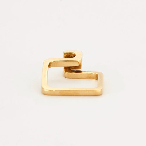 Bague 49.5 Jean Vendôme - Solitaire croisé - Or jaune et Diamant 58 Facettes DV0598-2