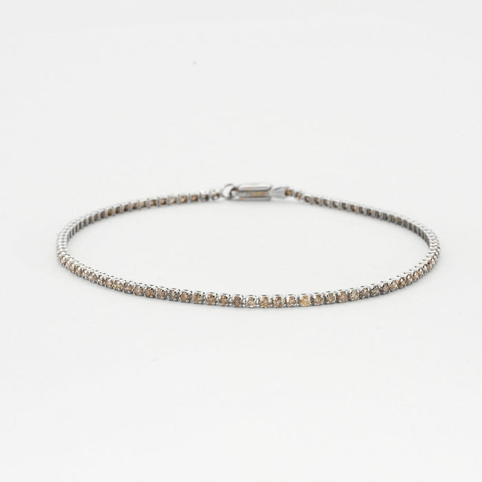 Bracelet Bracelet tennis - or gris et diamants 58 Facettes DV0597-8