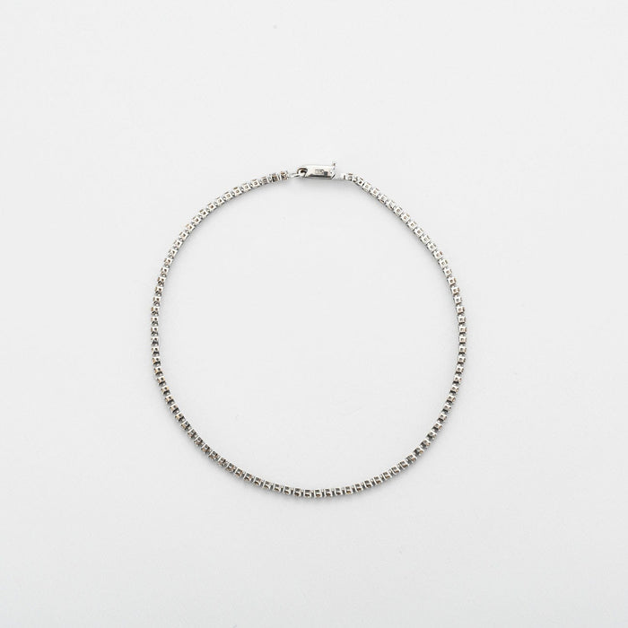 Bracelet Bracelet tennis - or gris et diamants 58 Facettes DV0597-8