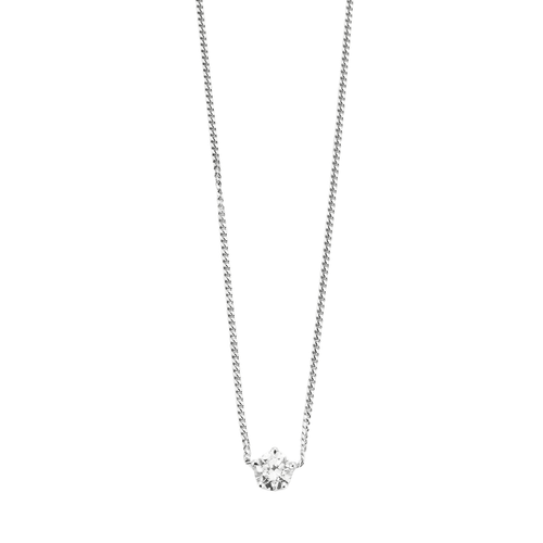Collier Collier - or gris et diamant 58 Facettes DV2498-1