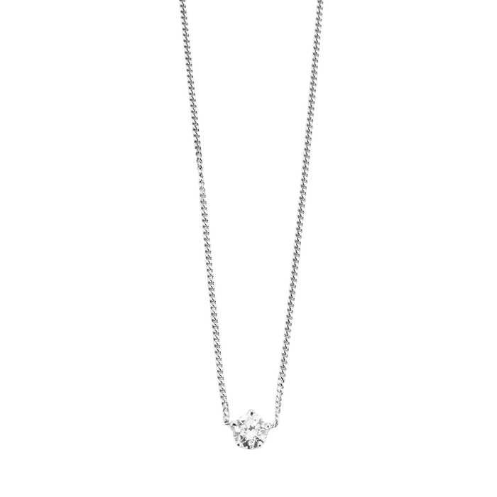 Collier Collier - or gris et diamant 58 Facettes DV2498-1