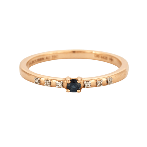 Ring 56 Mauboussin - Capsule of emotion - yellow gold, sapphire, diamonds 58 Facettes DV0599-3