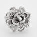 Bague 54 Bague fleur - or blanc 58 Facettes DV0597-6