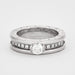 Bague 48 Bulgari - Bague Alliance Diamants 58 Facettes DV2821-1