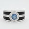 Bague 53 Mauboussin - Bague Bonbon Bleu - Or gris, saphir et laque 58 Facettes DV2508-2-53-2