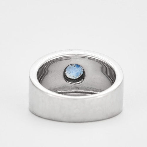 Bague 53 Mauboussin - Bague Bonbon Bleu - Or gris, saphir et laque 58 Facettes DV2508-2-53-2