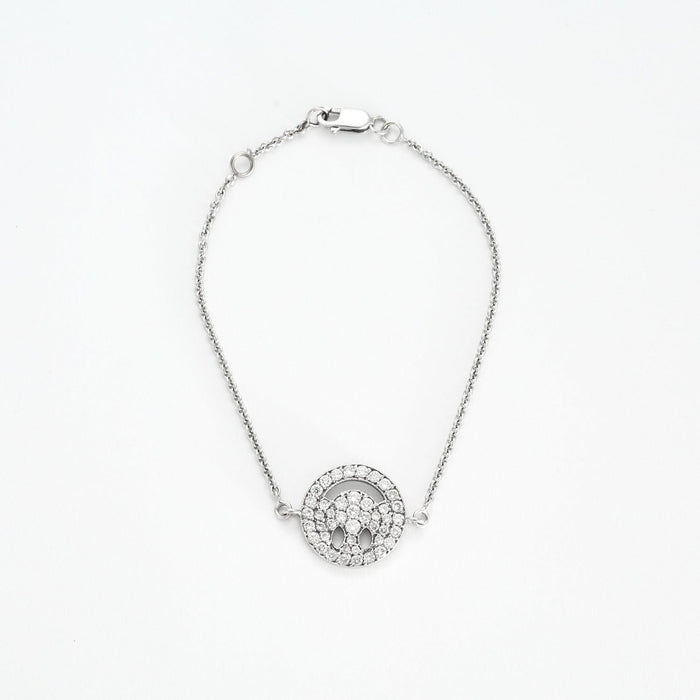 Bracelet Bracelet - Smiley pavé de diamants 58 Facettes DV0607-2