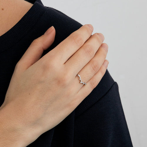 Bague Bague en or gris et diamants 58 Facettes DDV1767-2