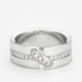 Bague 49 CHAUMET - LIEN - Bague en or gris et diamants. 58 Facettes DV2871-1