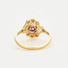 Ring 58 Tourbillon Ring - Synthetic ruby ​​and diamonds 58 Facettes DV0608-1