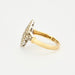 Ring 56 Marquise ring with diamonds 58 Facettes DV0608-2