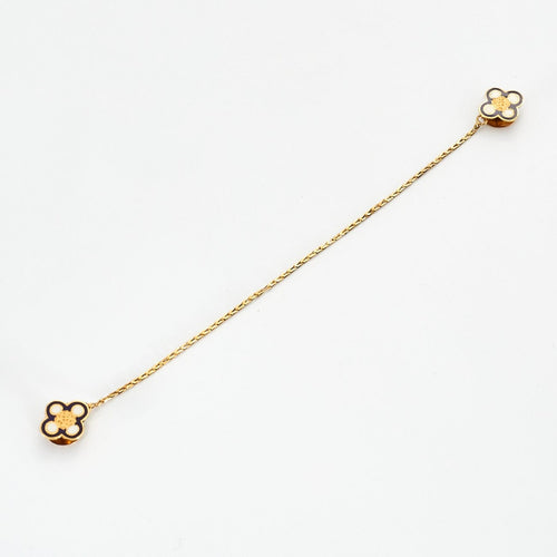 Accessoire Boutons de col en or jaune et émail 58 Facettes DV0608-3