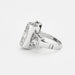 Bague 54 Bague Tank en platine et or blanc sertie de diamants 58 Facettes DV0602-5