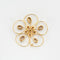 Pendentif Claire de Divonne - Pendentif "Fleur" en or jaune et saphirs de couleurs. 58 Facettes DV3020-12