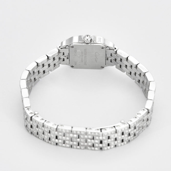 Montre CARTIER - Montre Modèle Santos Demoiselle - en or blanc et diamants 58 Facettes DV0618-1
