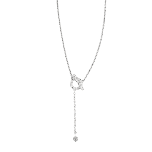 Hermès necklace - Finesse Pendant necklace - white gold and diamonds 58 Facettes DV2795-14
