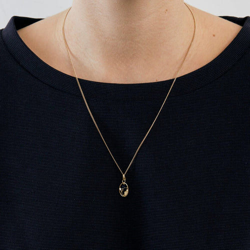 Pendentif Pendentif en or jaune, saphir et diamants 58 Facettes DV1403-6