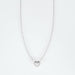 Collier Tiffany & Co - Métro cœur - Collier or blanc et diamants 58 Facettes DV2795-8