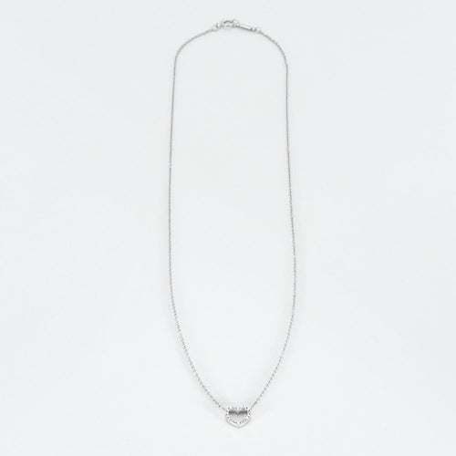 Collier Tiffany & Co - Métro cœur - Collier or blanc et diamants 58 Facettes DV2795-8