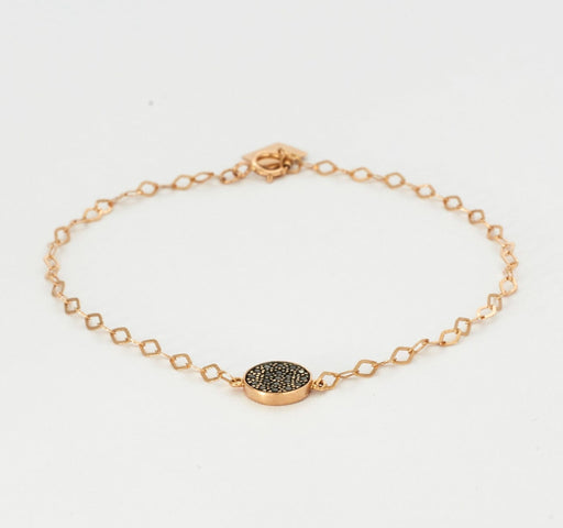 Ginette NY bracelet Rose gold and diamond bracelet 58 Facettes DV3069-1